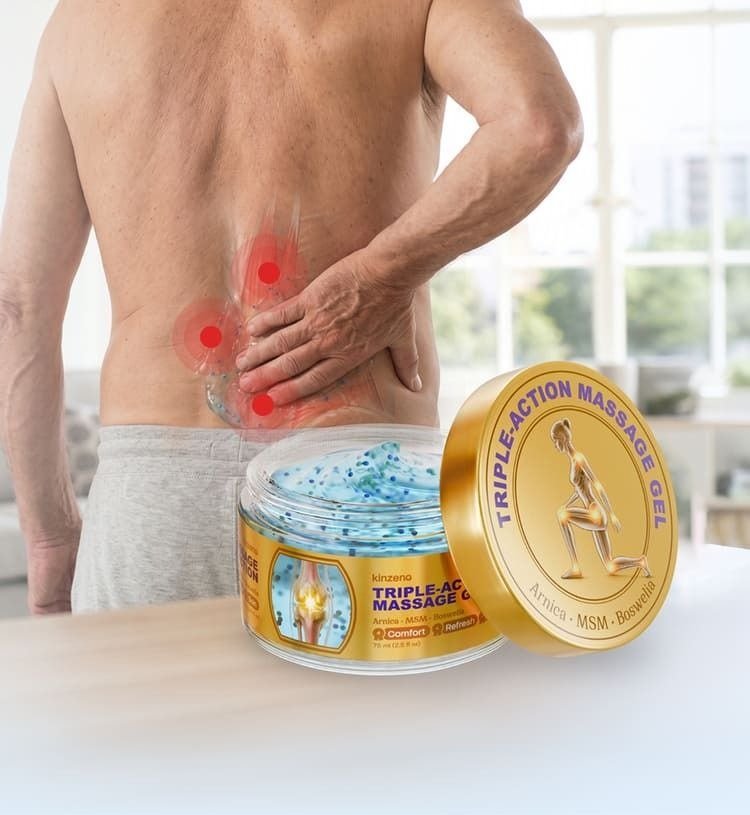 Kinzeno triple-action massage gel